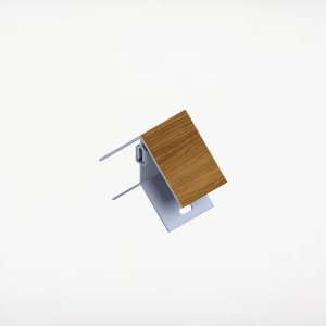 2pc 2 in. Alum/Alum Board & Batten Outside Corner 20 ft. Sandalwood  (Price Reflects 4 to a Pack)