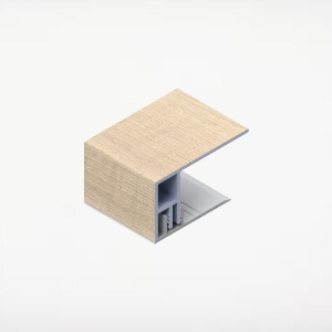 2pc 2 in. Alum/PVC Board & Batten J-Trim 20 ft. Toffee (Price Reflects 4 to a Pack)