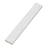 Diamond Kote® 4/4 in. x 3 in. x 16 ft. Woodgrain Trim White