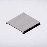 Quick Click Shadowline Soffit 6 in. x 12 ft. Beachwood Grey