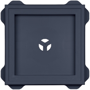 Recessed Square Mount Block CT Deep Mineral 913