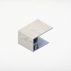 2pc 2 in. Alum/Alum Board & Batten J-Trim 12 ft. Beachwood Grey 4/pk ChamCl