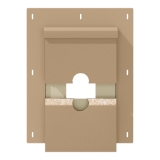 Diamond Kote® RigidMount Split Mount Block Brushed Smooth French Gray