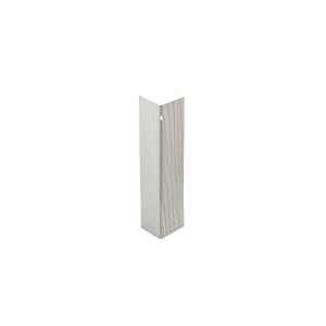 Diamond Kote® Light Gray 3/8 in. x 7 in. Individual Metal Outside Corner Vertical Grain 25/ct