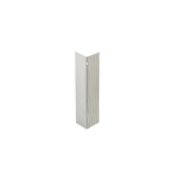 Diamond Kote® Light Gray 3/8 in. x 7 in. Individual Metal Outside Corner Vertical Grain 25/ct