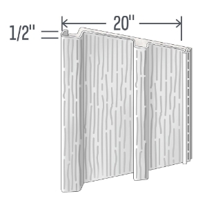 Haven D10 Board & Batten Insulated Ironstone 10 ft.