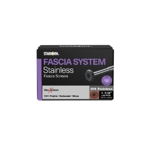 9x1-7/8 SS Fascia Screws-Brown #34 (Mesa, Boulder Brown) 100 Pk