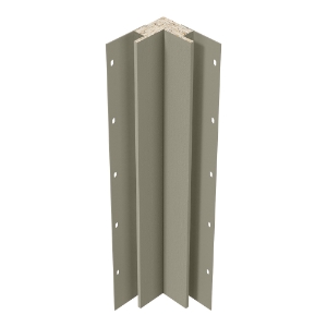Diamond Kote® 5/4 in. x 3 in. x 16 ft. Rabbeted Brushed Smooth Inside Corner w/Nail Fin Terra Bronze
