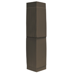 7 in. Split Shake Outside Corner Post Kit 675 Granite 56 in.