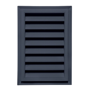 12 in. x 18 in. Rectangle Louver Gable Vent  CT Deep Mineral 913