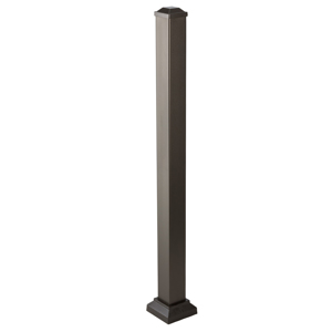 42 in. x 3 in. Impression Rail Express Post Kit Dark Bronze