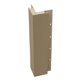 Diamond Kote® 5/4 in. x 4 in. x 16 ft. Rabbeted Brushed Smooth Outside Corner w/Nail Fin Seal - 1 per pack