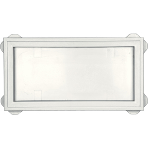 Recessed Jumbo Mount Block #123 CT Colonial White