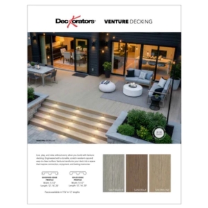 Deckorators Venture Decking Sell Sheet