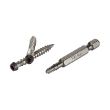 2-1/2 in. TOPLoc Stainless Steel Screws Dark Brown 300 sq. ft.