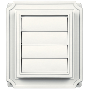 Master Exhaust Scalloped Vent #123 CT Colonial White