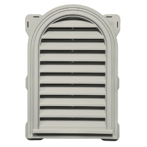 #017 14X22 Round Top Louver Silver Gray 1/Ct (Color Match: Royal Sterling)