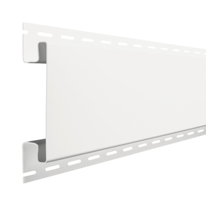 5 in. x 18 ft. Double Channel Lineal  Colonial White