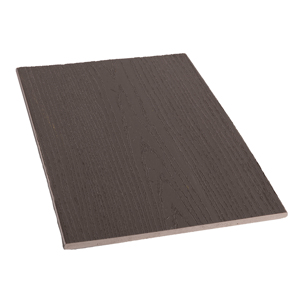 7/16 in. x 12 in. x 12 ft. Distinction Fascia Board Grey Wood