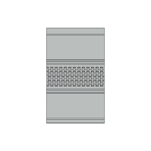 12 in. x 12 ft. Aluminum Center Vent Soffit Pewter 805