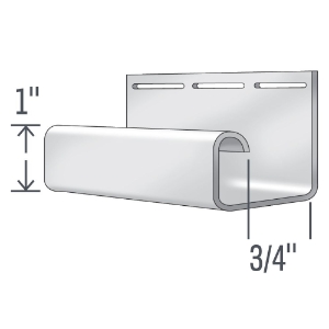 3/4" Universal Matte J Channel Cypress 12 ft. 6 in.
