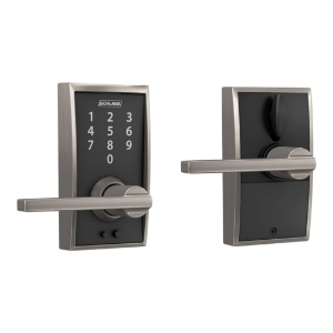 FE695V Touchscreen Entry Century x Latitude Lever 619 Satin Nickel - View Pack