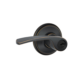 F51A Entry Merano Lever 716 Aged Bronze - Box Pack
