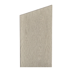 Diamond Kote® 3/8 in. x 16 in. x 16 ft. Vertical Siding Panel Oyster Shell