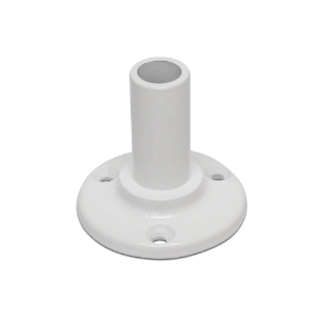 1-1/2 in. Level Wall Bracket for Vinyl ADA Railing White redirect to product page