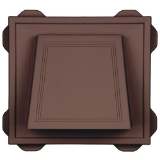 4" Hooded Vent #949 CT Brownstone