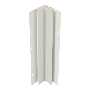 Diamond Kote® 5/4 in. x 3 in. x 16 ft. Rabbeted Brushed Smooth Inside Corner w/Nail Fin Light Gray