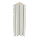 Diamond Kote® 5/4 in. x 3 in. x 16 ft. Rabbeted Brushed Smooth Inside Corner w/Nail Fin Light Gray