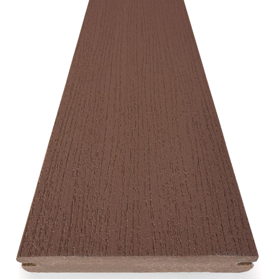 Wausau Supply | Premier 20 ft. Dark Teak Grooved Deck Board