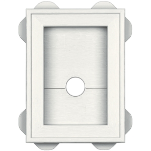 Split Mini Mount Block #123 CT Colonial White