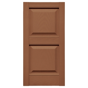 14-3/4 in. x 31 in. Raised Panel Shutter Treated Cedar 471