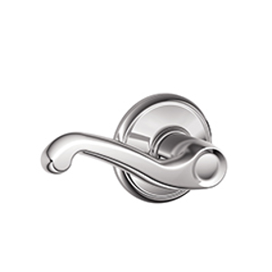 F10 Passage Flair Lever 625 Bright Chrome - Box Pack