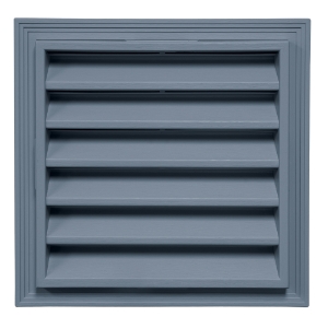 12 in. x 12 in. Square Louver Gable Vent #930 CT Wedgewood Blue
