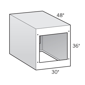 36 in. x 48 in. x 30 in. Cabinet