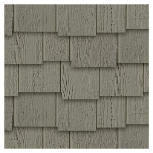 Diamond Kote® 7 in. RigidShake Staggered Edge Enhanced Rain Line Terra Bronze