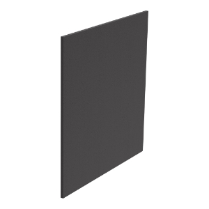 3/8 in. x 16 in. x 16 ft. Vertical Siding Panel Brushed Smooth Graphite
