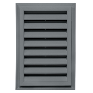 12 in. x 18 in. Rectangle Louver Gable Vent Flagstone 325