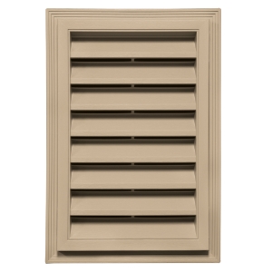 12 in. x 18 in. Rectangle Louver Gable Vent #069 CT Savannah Wicker
