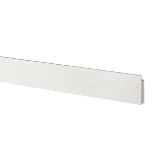 AZEK Trim 5/4 in. x 4 in. x 18 ft. Frontier PVC Woodgrain Rabbeted Classic White AFR12504216