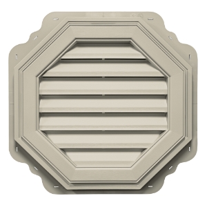 22 in. Octagon Louver Gable Vent Herringbone 347