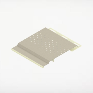 4 in. Vented Soffit 20 ft. Sand Dollar