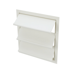 Whisper Cool Power Vent Gable Shutter White