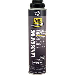 Touch 'n Foam Black Landscaping Foam Sealant