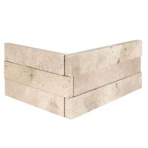 Alesio Smoky Beige Ledgestone Corner 6 in.