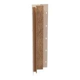 Diamond Kote® 5/4 in. x 3 in. x 10 ft. Rabbeted Woodgrain Inside Corner w/Nail Fin Chestnut