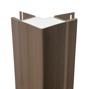 1-1/4 in. x 10 ft. Insulated Outside Corner Frontier Blend Woodgrain
